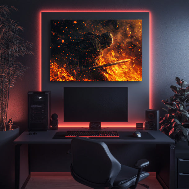 Final Burning Wall Art