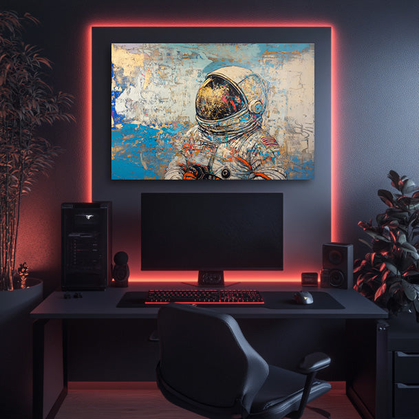 Shattered Helmet Wall Art