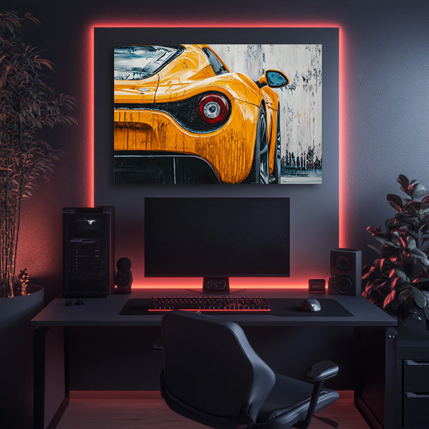 Tail Light Touch Wall Art