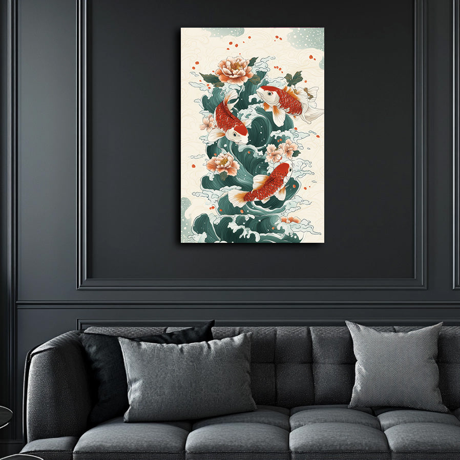 Koi Trio Wall Art