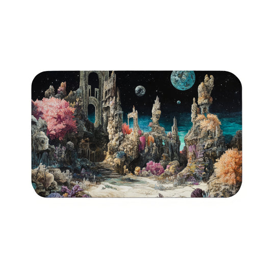 Coral Reef in Space  Bath Mat