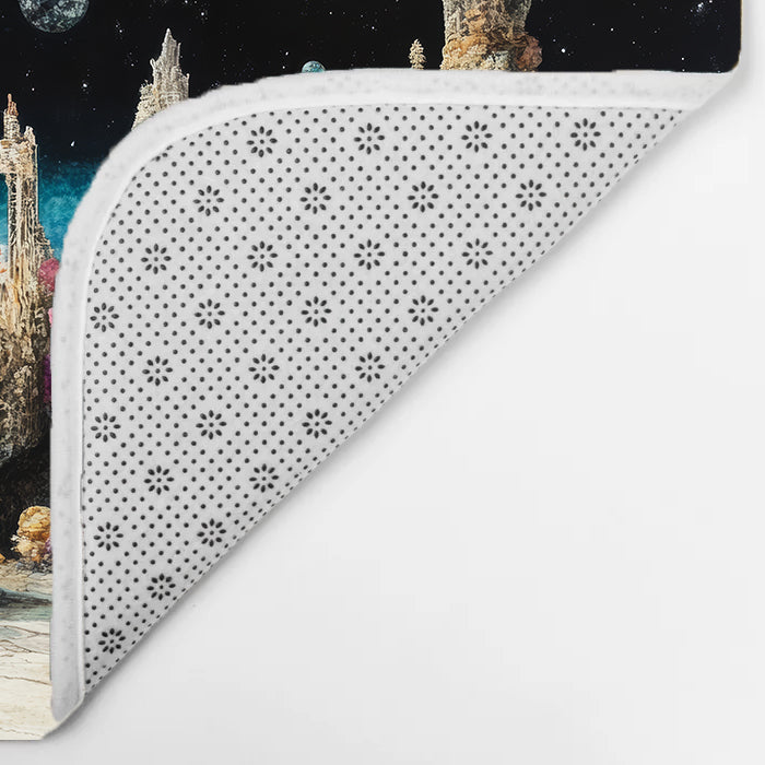 Coral Reef in Space Bath Mat