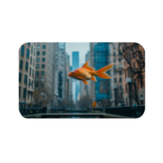 Fish in Air  Bath Mat
