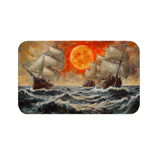 Sailboats  Bath Mat