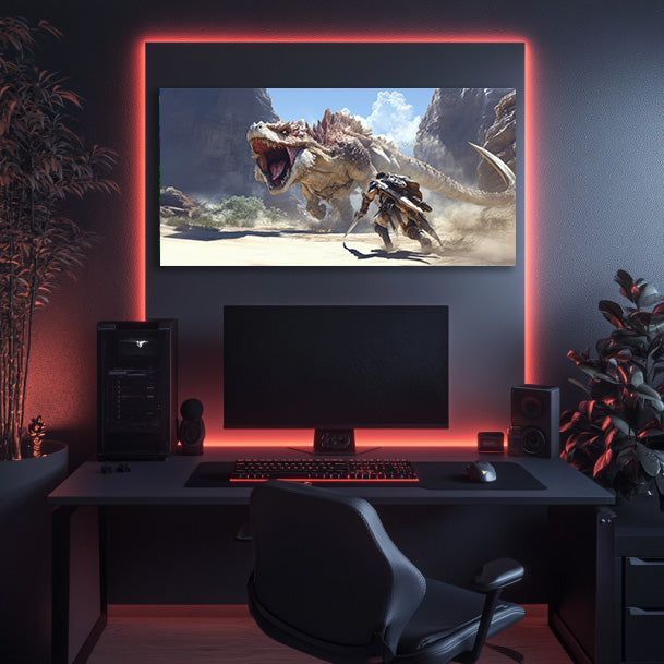 Dinosaur Hunt Wall Art