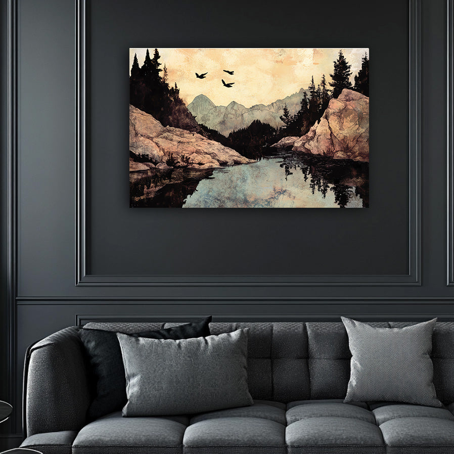 Grey Haven Wall Art