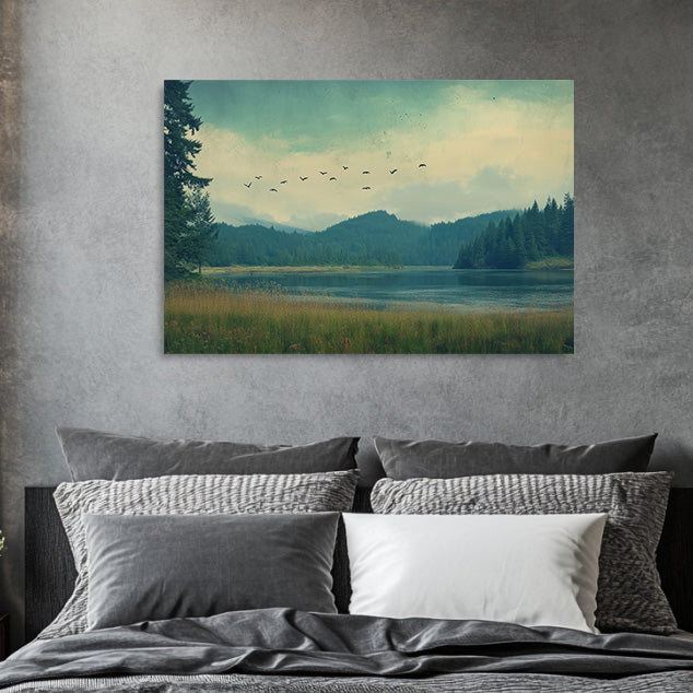 View From Camp Wall Art