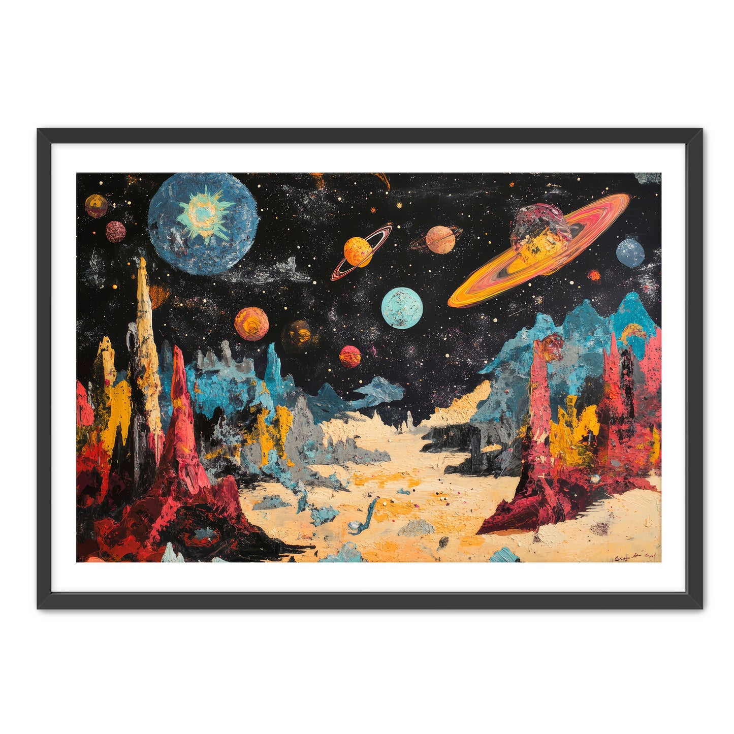 1920's Space Wall Art