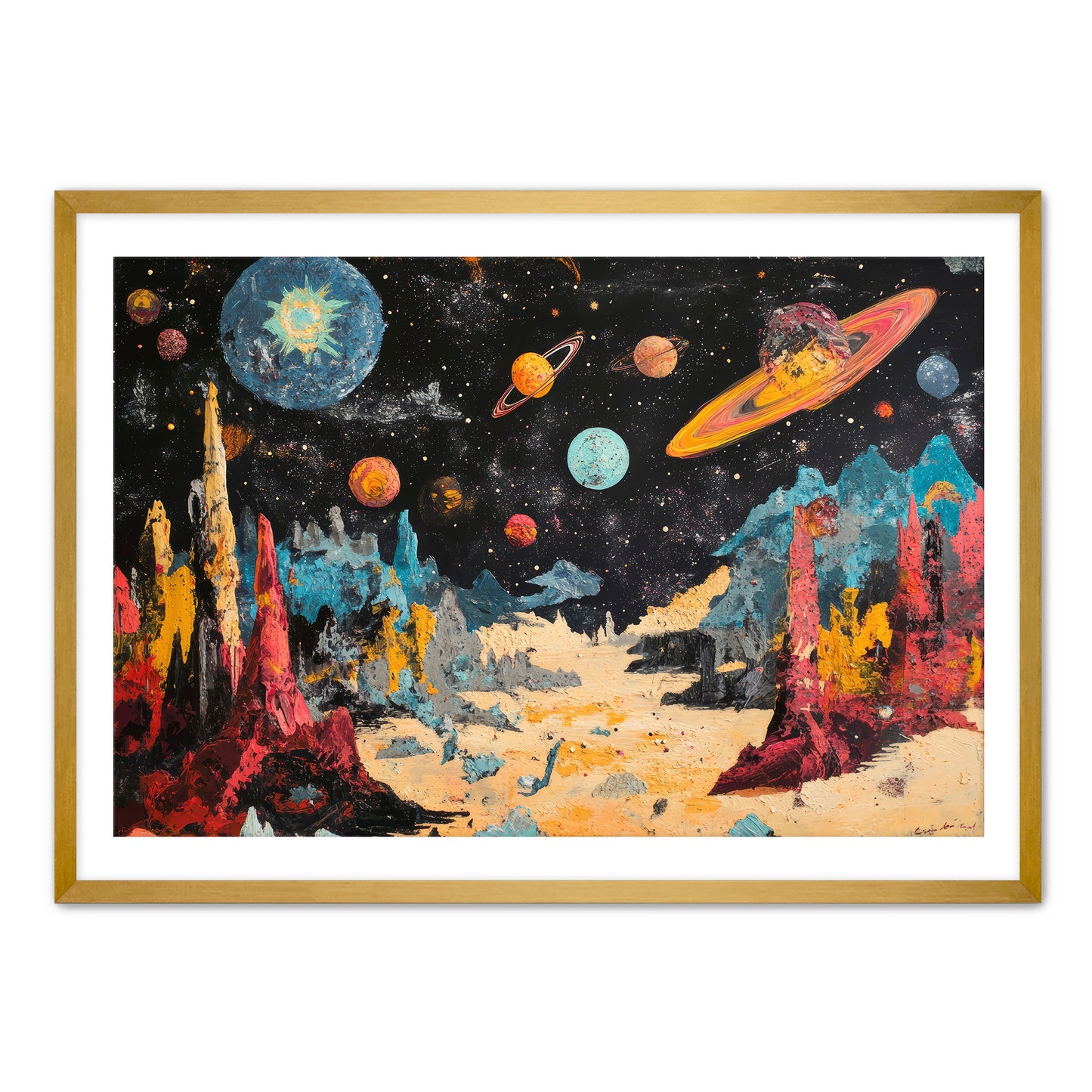 1920's Space Wall Art
