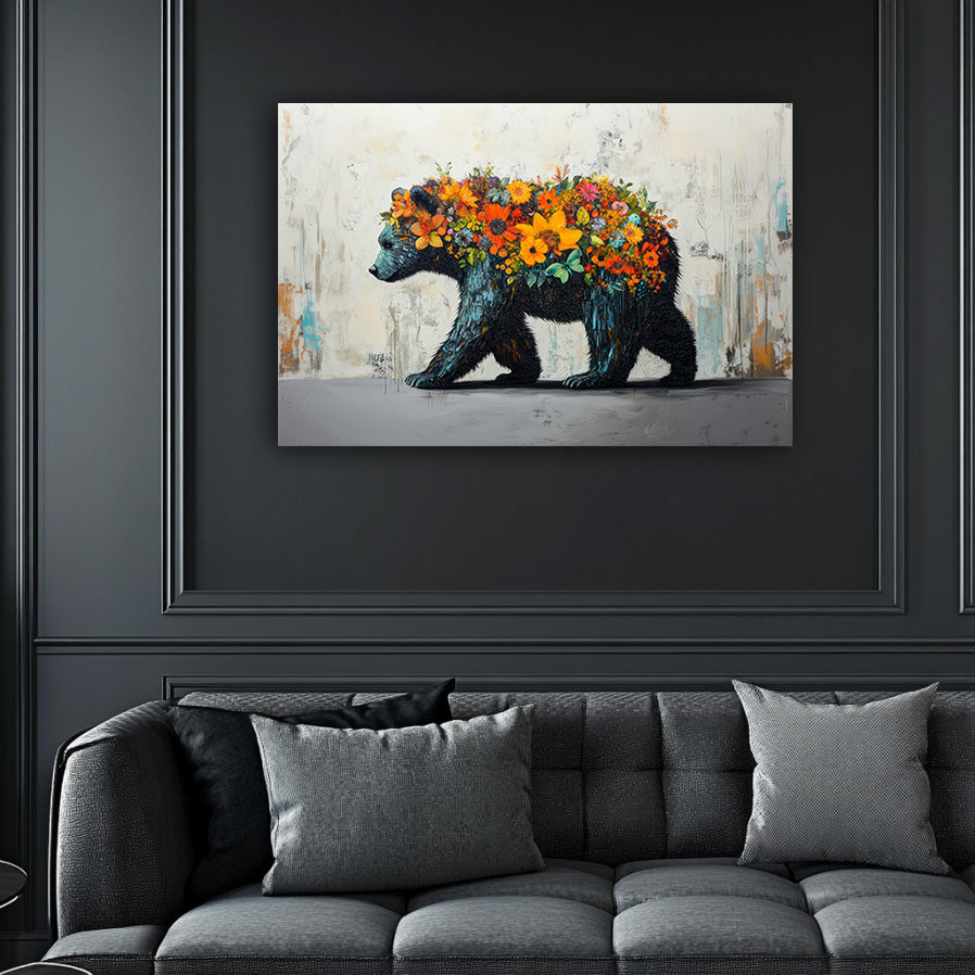 Flower Bear Wall Art