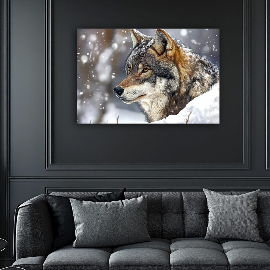Snow Hunter Wall Art