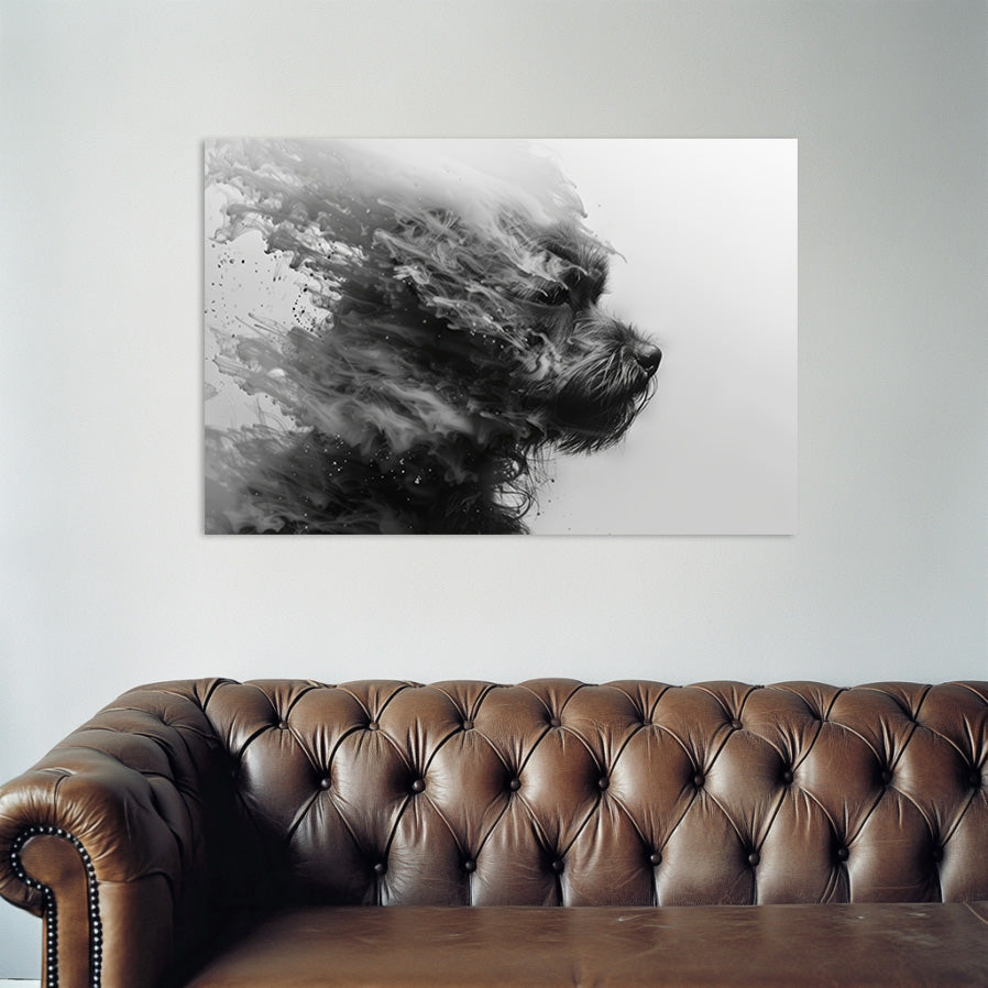 Terrier Smoke Wall Art