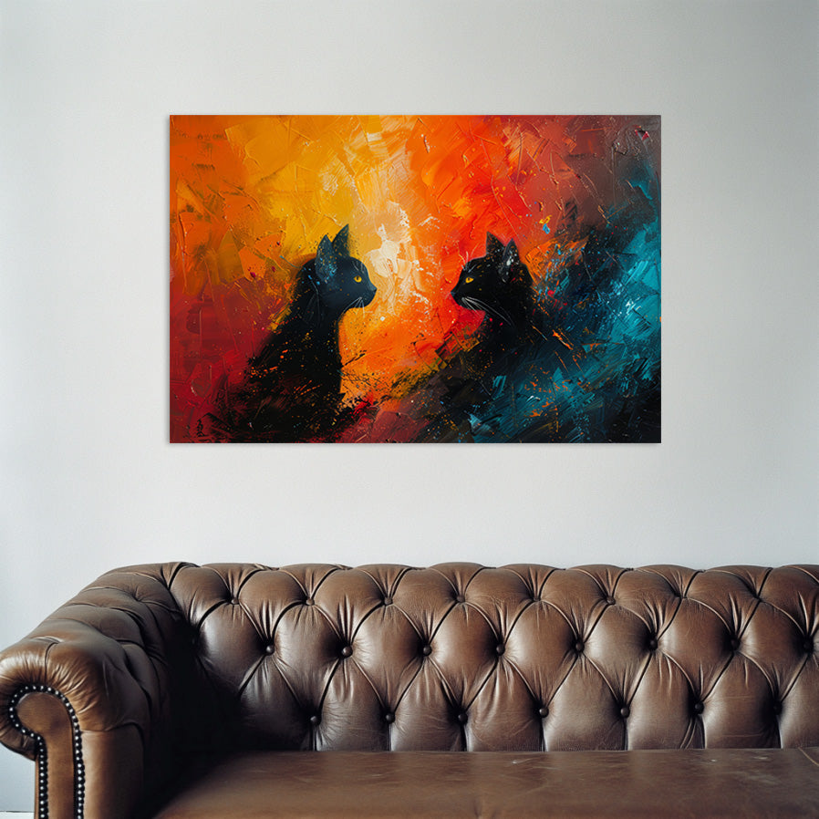 Face Off Wall Art