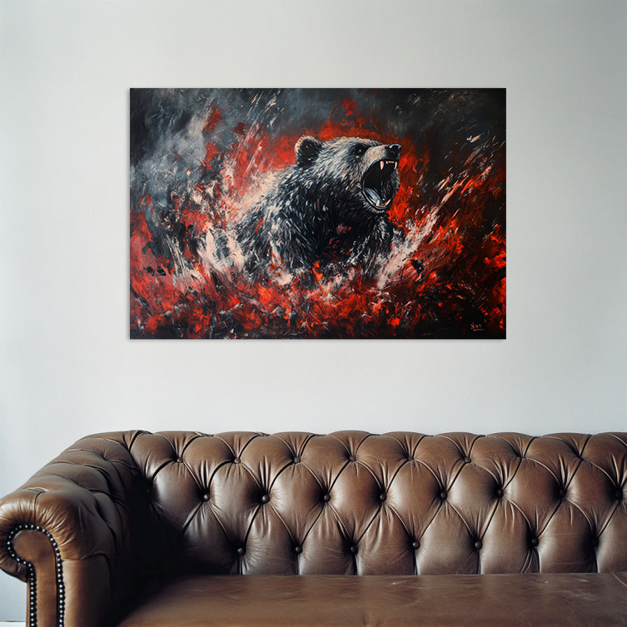 Bear King Wall Art