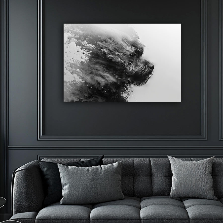 Terrier Smoke Wall Art