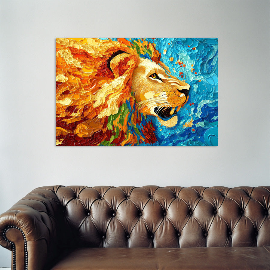 Painted Mane Wall Art