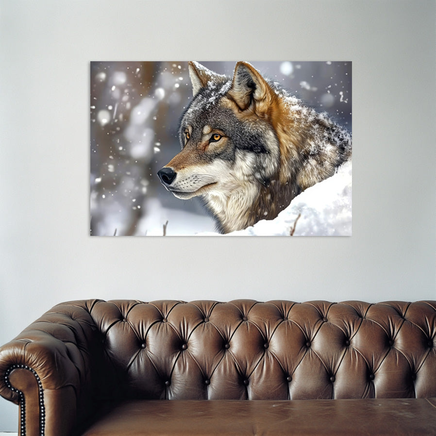 Snow Hunter Wall Art