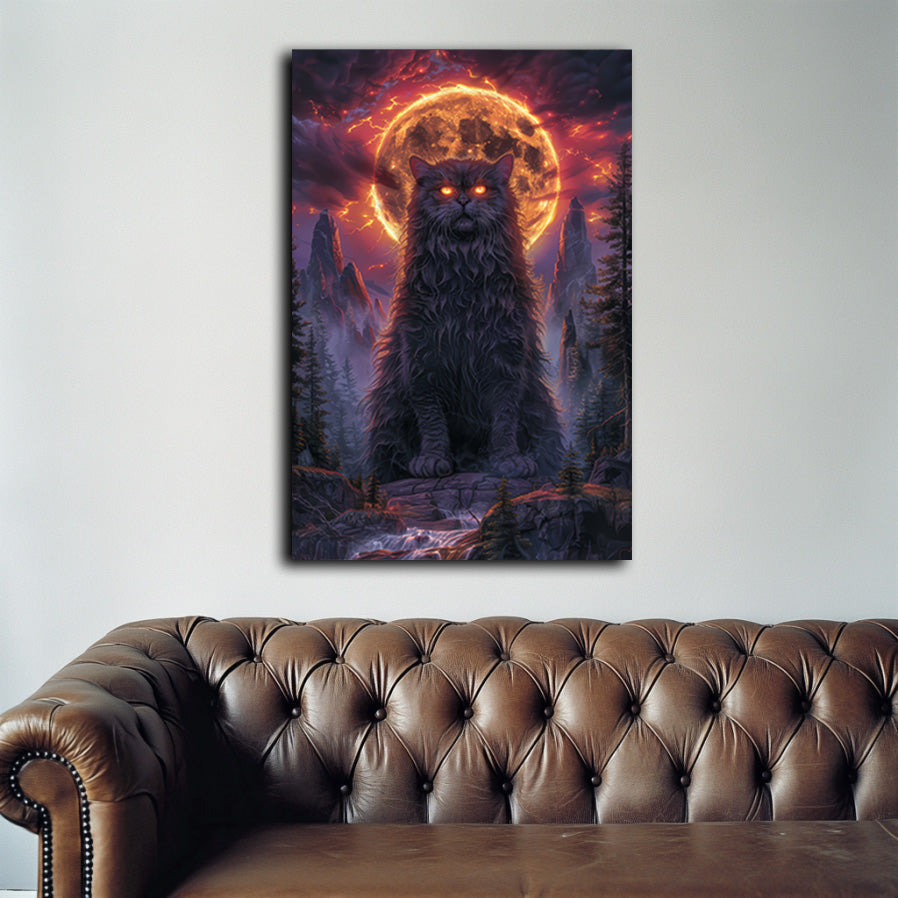 I AM THE KITTY GOD Wall Art
