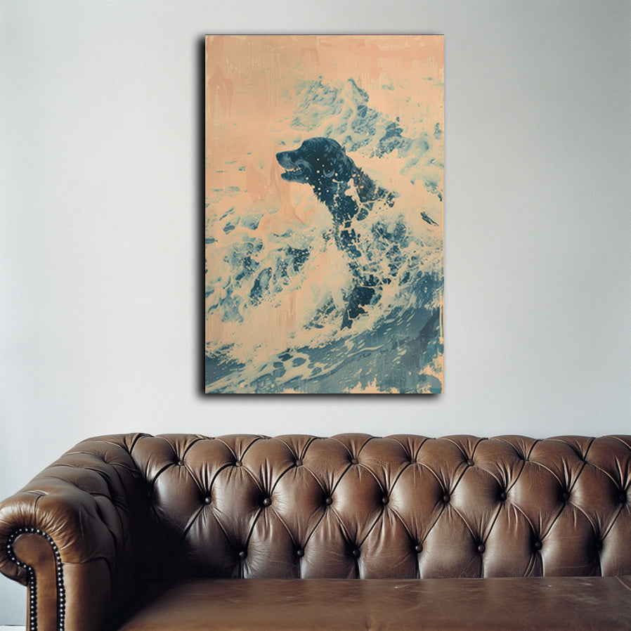 Sea Foam and Wags Wall Art