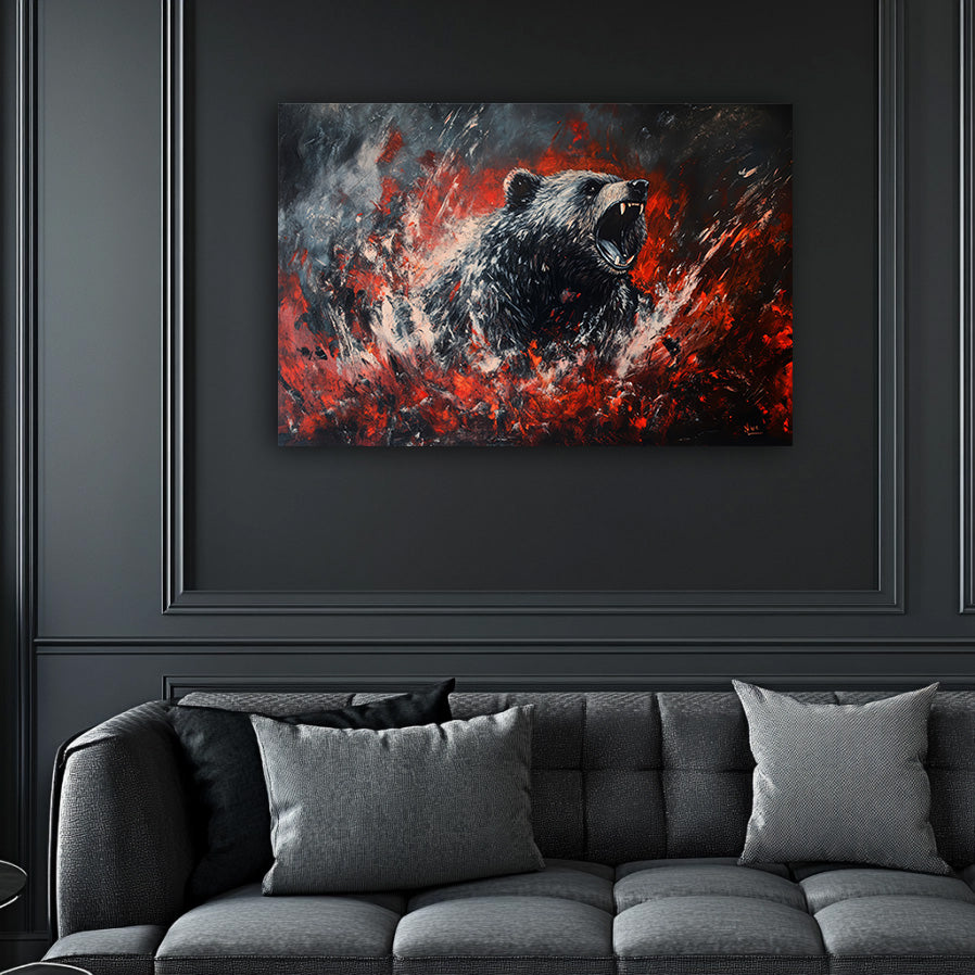 Bear King Wall Art
