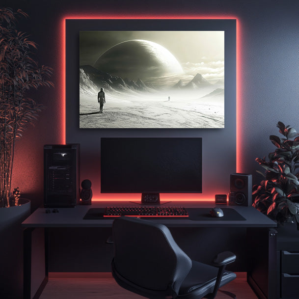 Stranger in the Mist Wall Art