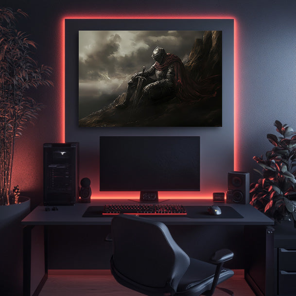 Knight Takes Rest Wall Art