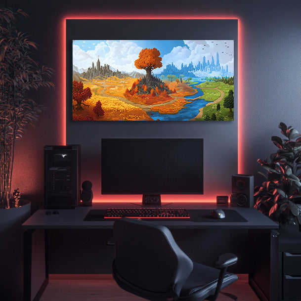 Land of 4 Seasons Wall Art