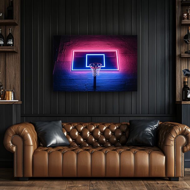 Neon Backboard 2 Wall Art