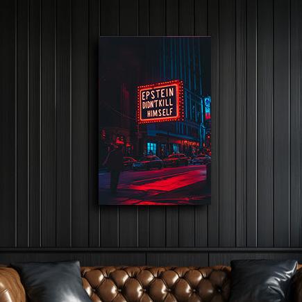 Epstein Didn't Kill Himself Wall Art