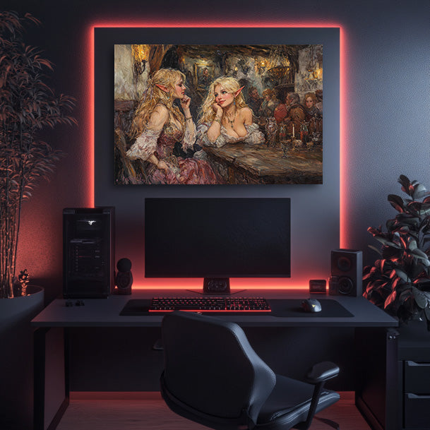Elven Damsels Wall Art