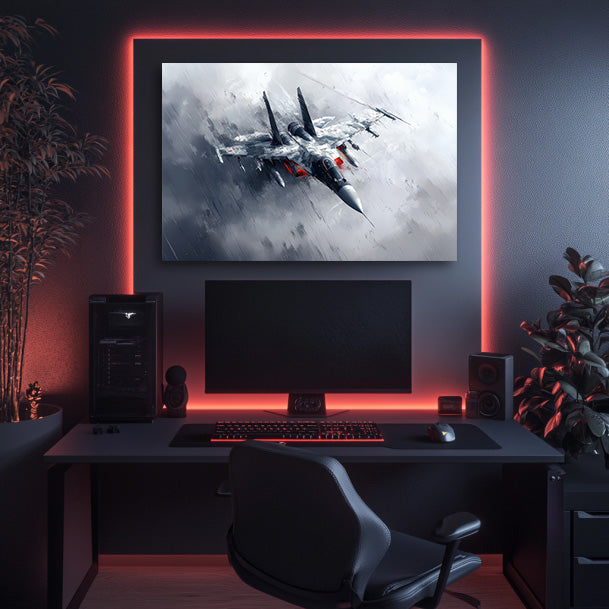 Silent Airstrike Wall Art