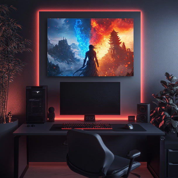 Worlds Collide Wall Art