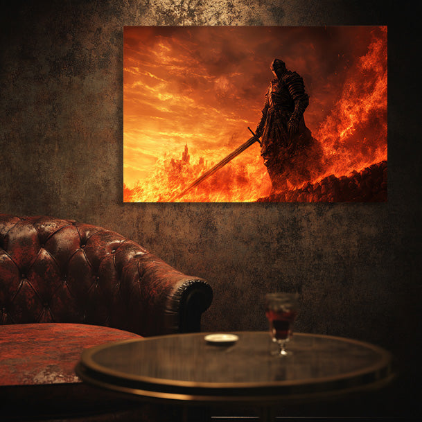 A World Aflame Wall Art