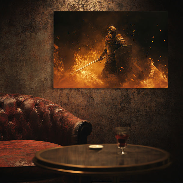 Flame and Frenzy Wall Art