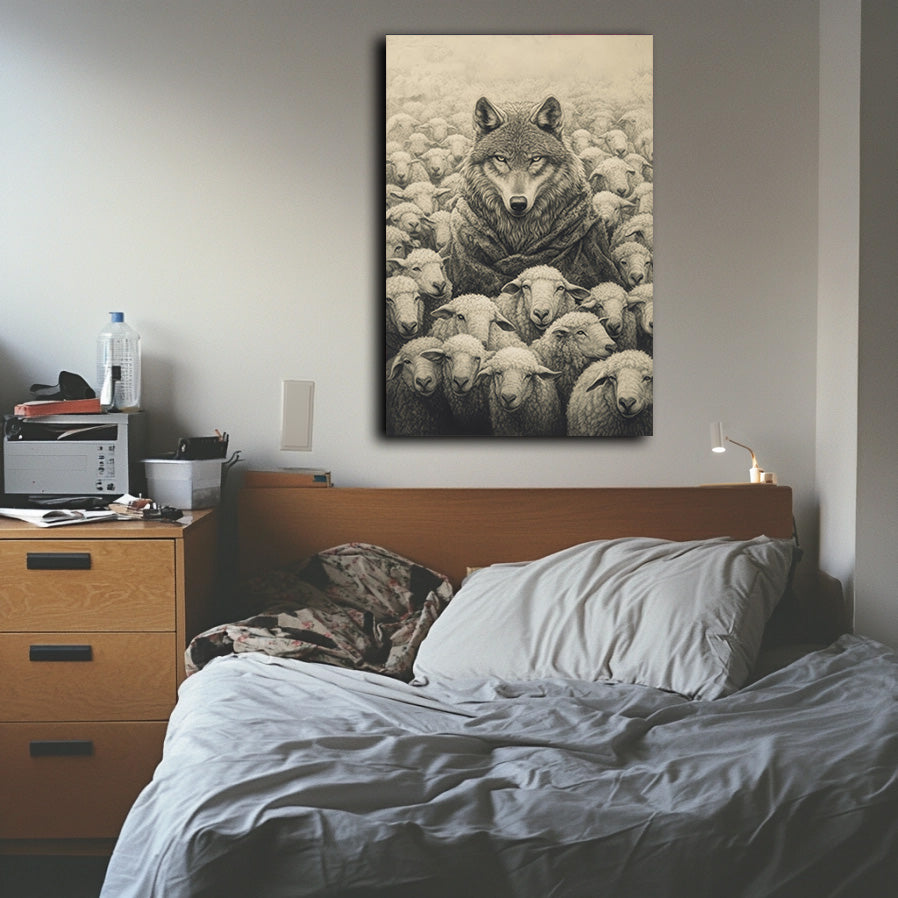 Wolf In Sheep's Clothing  Wall Art