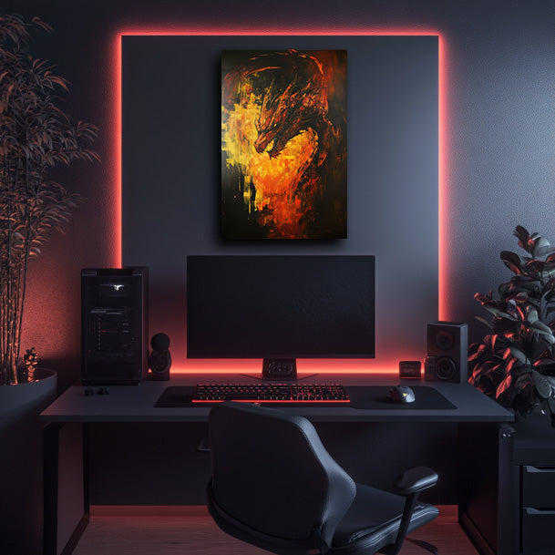 Destructor Dragon Wall Art