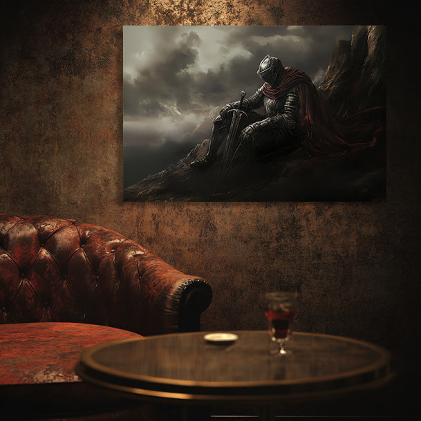 Knight Takes Rest Wall Art