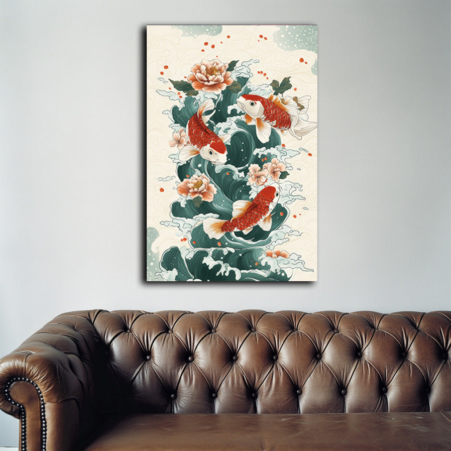 Koi Trio Wall Art