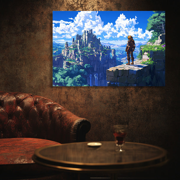 8 Bit Lost City Wall Art