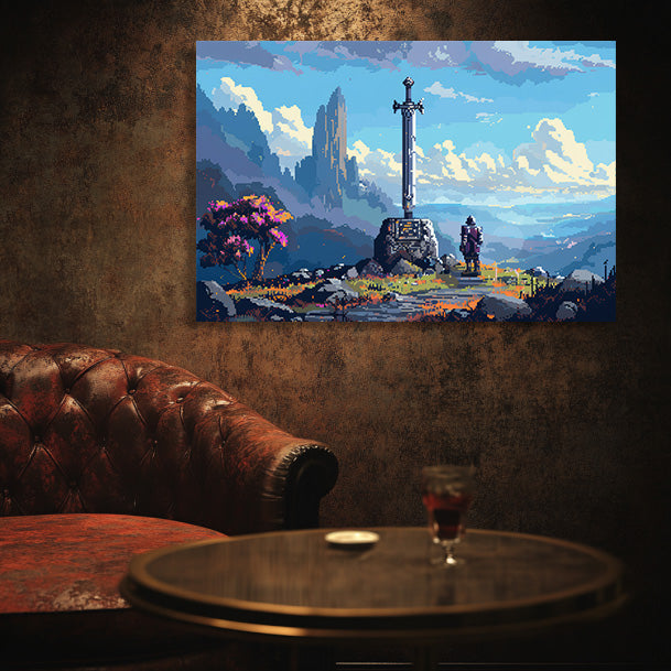 8 Bit Memorial Wall Art