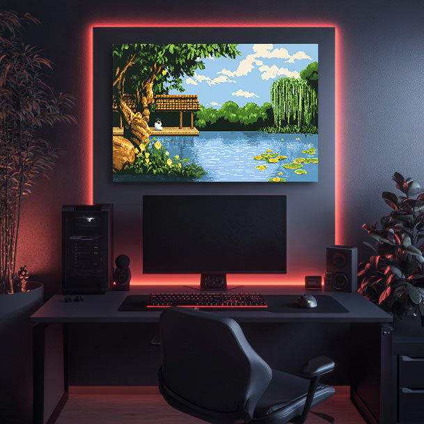8 Bit Serenity Wall Art