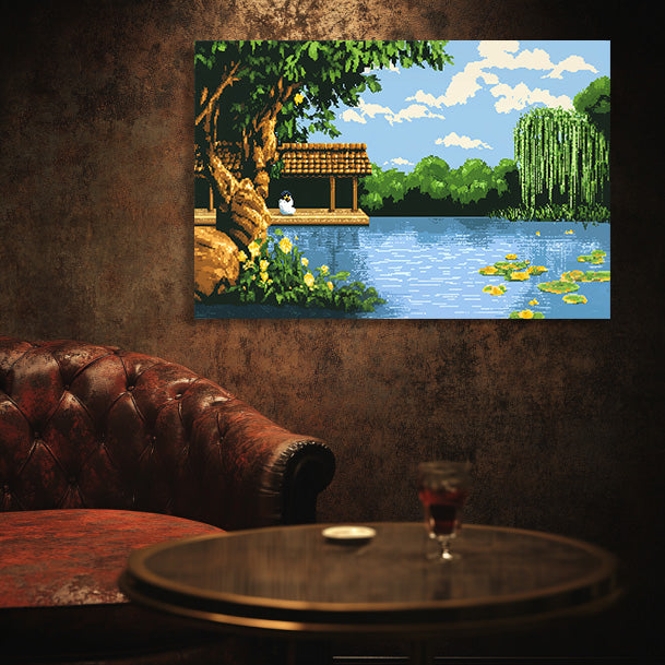 8 Bit Serenity Wall Art