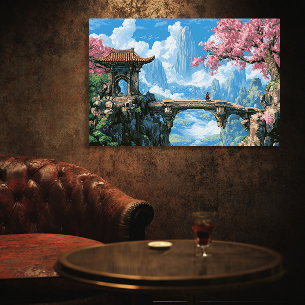 8 Bit Tranquility Wall Art