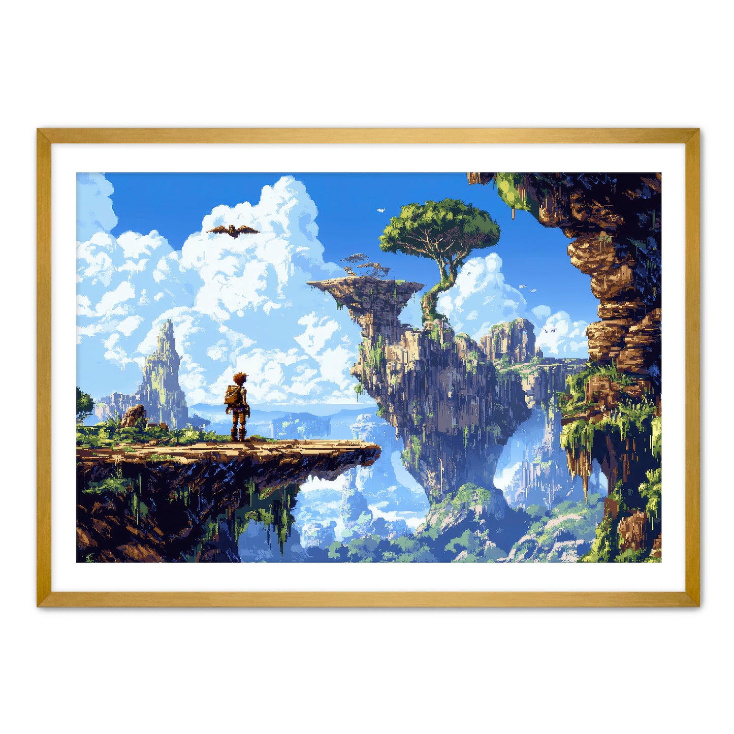 8 Bit Adventurer Wall Art