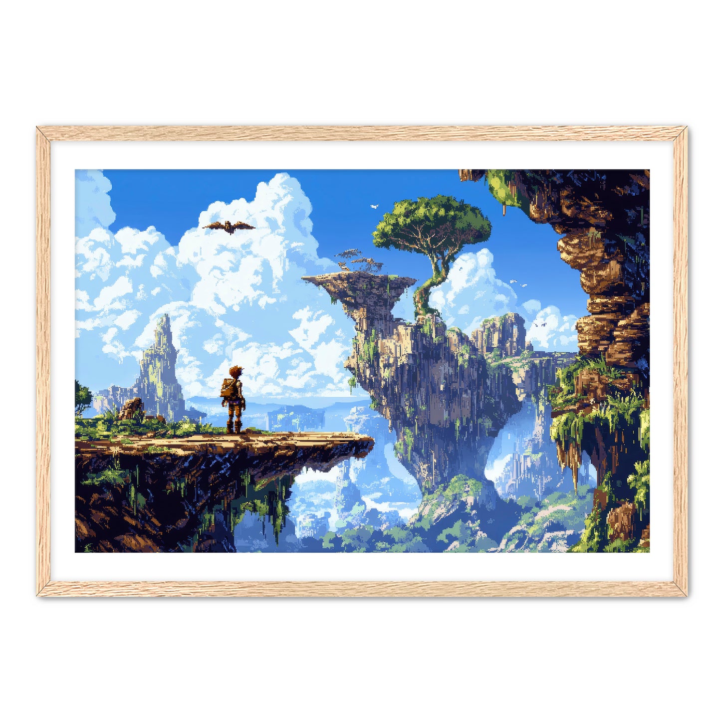 8 Bit Adventurer Wall Art