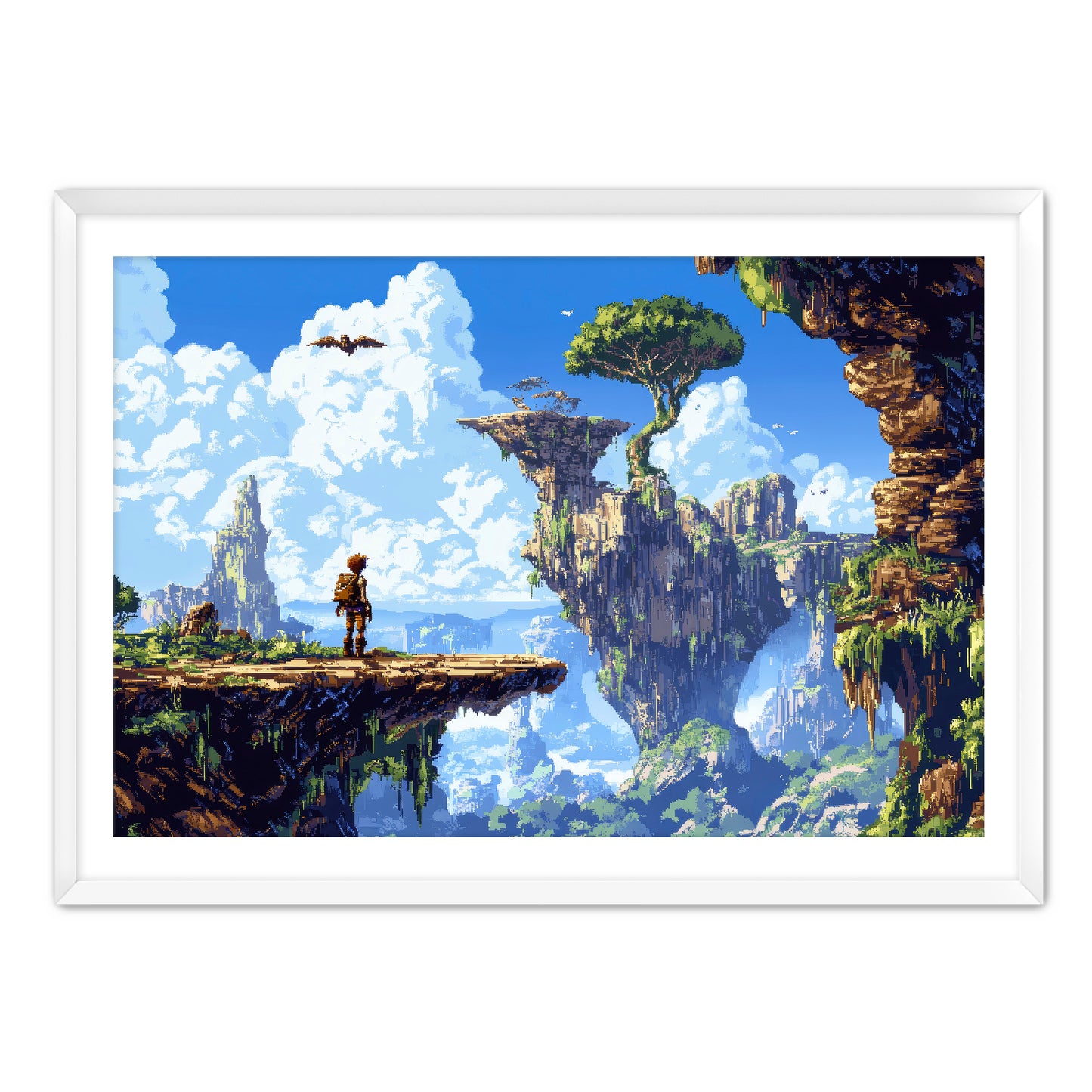 8 Bit Adventurer Wall Art