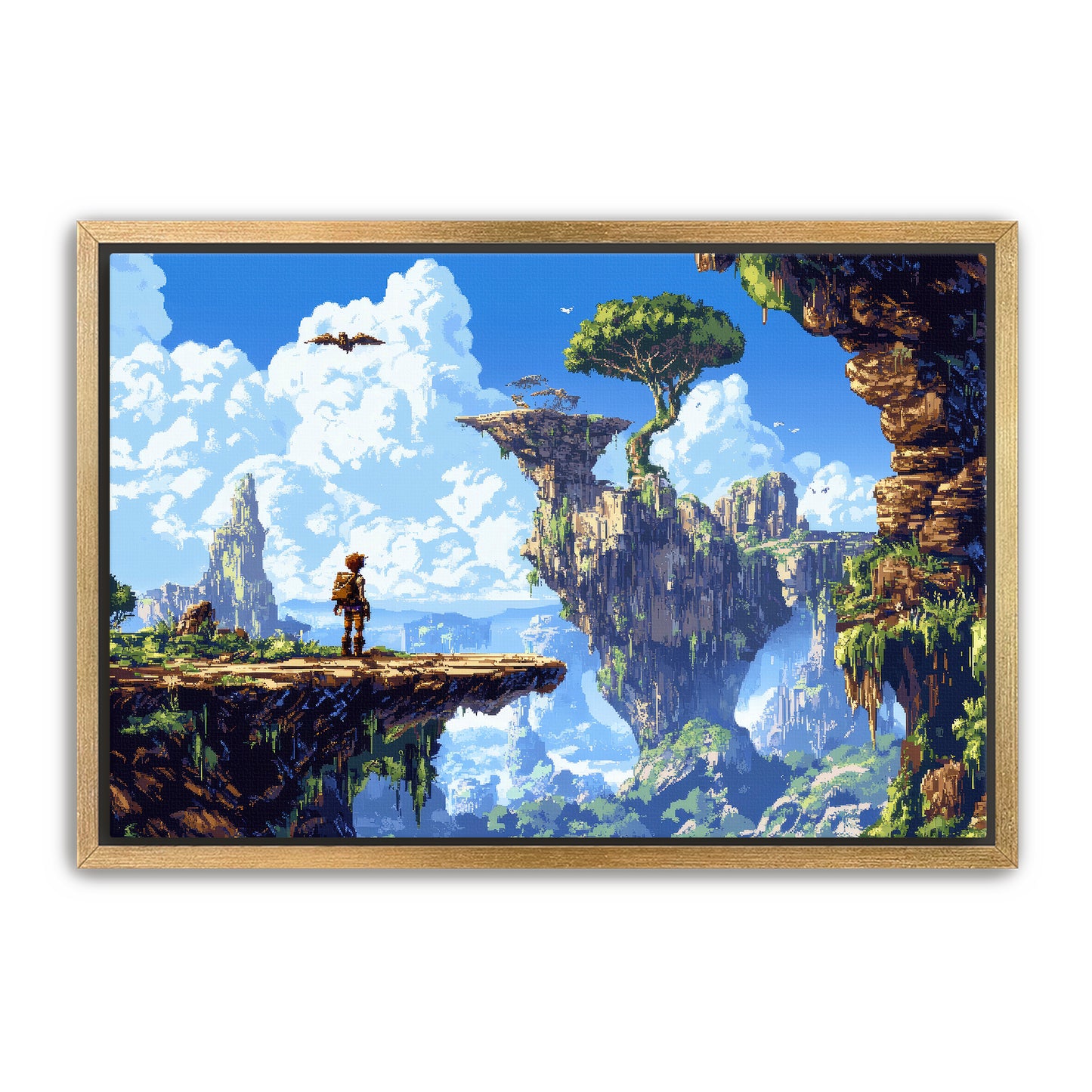 8 Bit Adventurer Wall Art