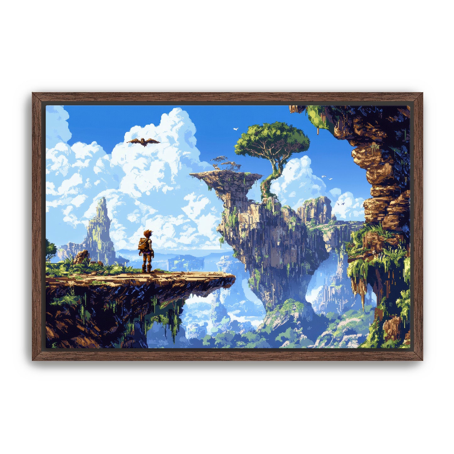 8 Bit Adventurer Wall Art
