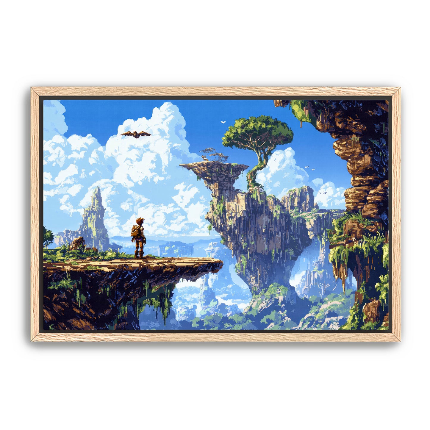 8 Bit Adventurer Wall Art