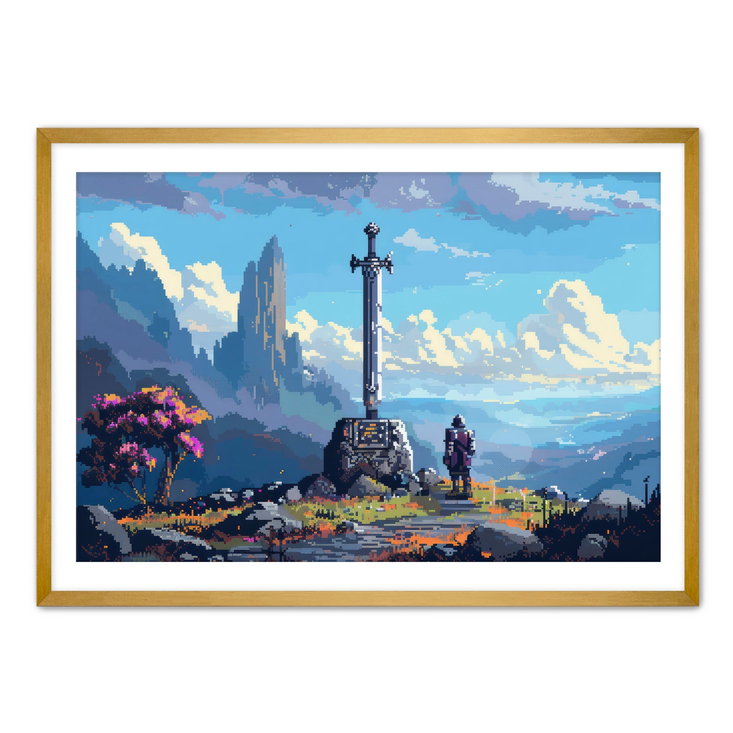 8 Bit Memorial Wall Art